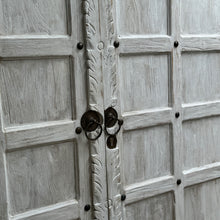 Load image into Gallery viewer, Hand Carved Whitewash Balinese Doors