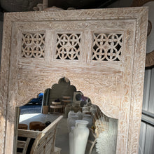 Load image into Gallery viewer, Hand Carved Balinese Floor Mirror