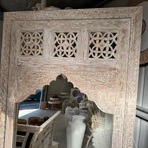 Hand Carved Balinese Floor Mirror