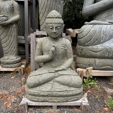 Load image into Gallery viewer, Hand Carved Volcanic Rock Budha Meditation