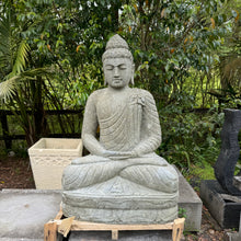 Load image into Gallery viewer, Large Carved Volcanic Rock Education Budha Statue