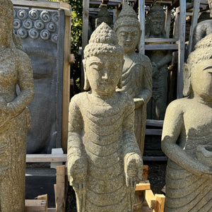 Hand Carved Volcanic Stone Princess Budha