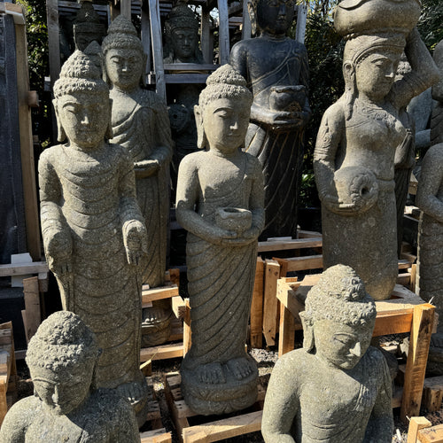 Hand Carved Volcanic Stone Offerings Budha