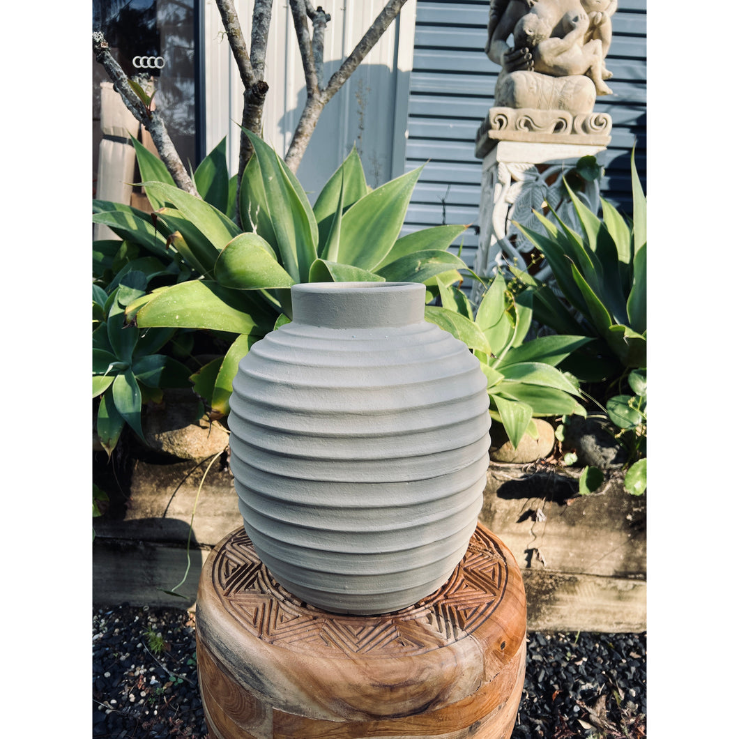 Taupe Beehive Vase