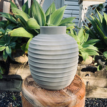 Load image into Gallery viewer, Taupe Beehive Vase