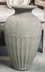 Terracotta Grecian Vase Urn