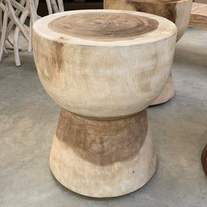 Unique Log stools.