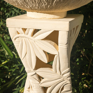 Concrete Garden Bamboo water bowl.
