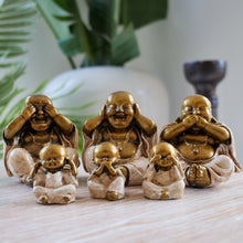 Load image into Gallery viewer, Resin See Hear Speak No Evil Budha! - Unique Imports