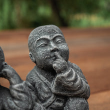 Load image into Gallery viewer, Concrete See Hear Speak No Evil Budha!