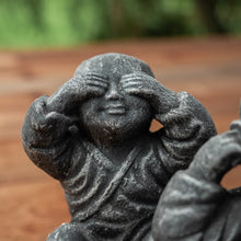 Load image into Gallery viewer, Concrete See Hear Speak No Evil Budha!