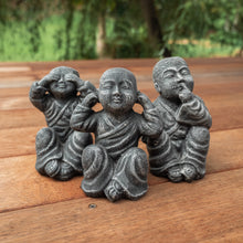 Load image into Gallery viewer, Concrete See Hear Speak No Evil Budha!