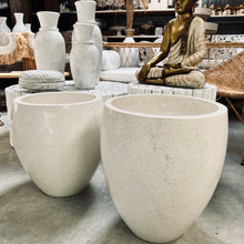 Load image into Gallery viewer, Natural White Terrazzo Pot