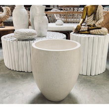 Load image into Gallery viewer, Natural White Terrazzo Pot