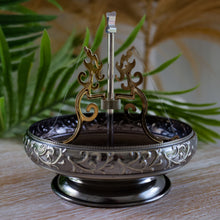 Load image into Gallery viewer, Balinese Metal Incense coil holder for Incense Coils